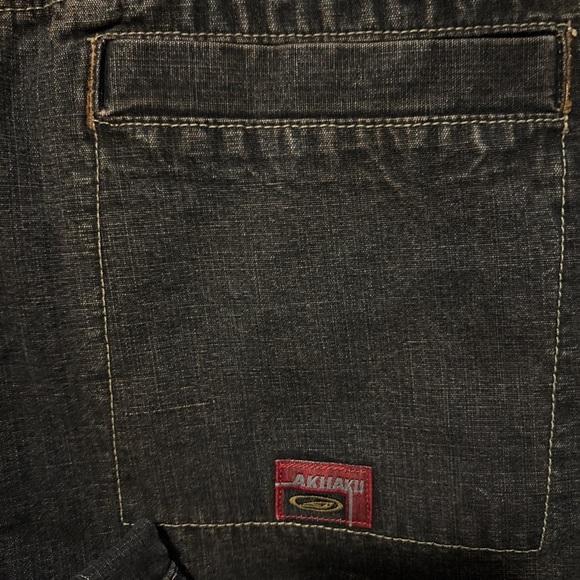 AkuAku Multi Pocket Cargo Pants Utility Streetwear Trousers Vintage Techwear - Picture 8 of 8